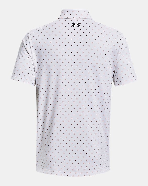 เสื้อโปโล UA Playoff 3.0 Printed สำหรับผู้ชาย in White image number 5